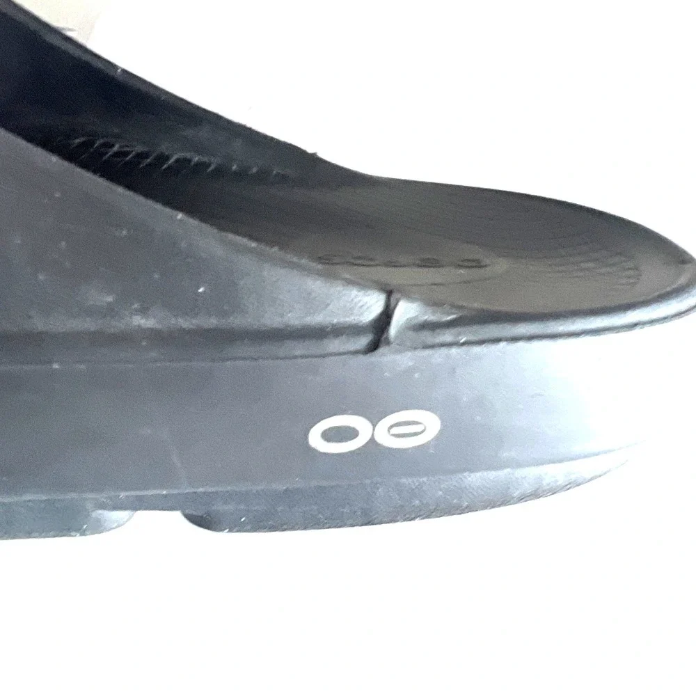 OOFOS  Black Slide Recovery Sandals‎ Slides Men's EU  46 | US 13 Comfort